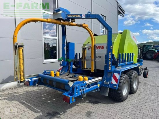 Empacadora gigant - Claas - rollant 455 rc