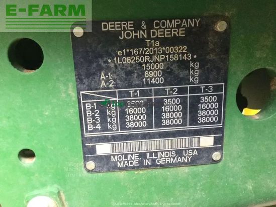 Tractor agrícola - John Deere - 6r250