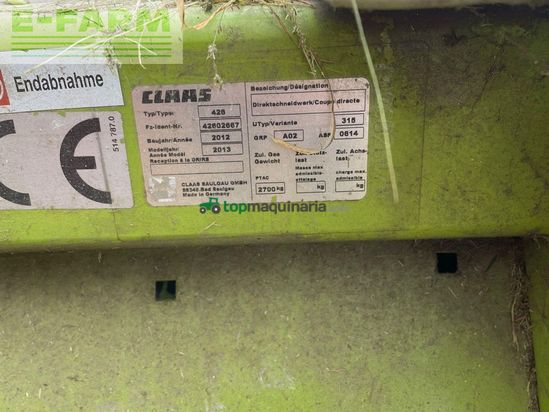 Cosechadora de Cereal - Claas - DIRECT DISC 520 CONTOUR