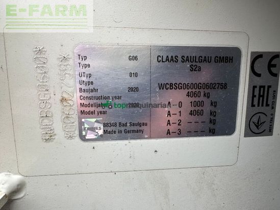 Henificador - Claas - liner 3600