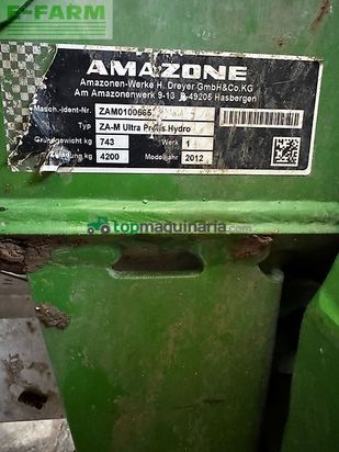 Esparcidor - Amazone - za-m ultra profis hydro 3600