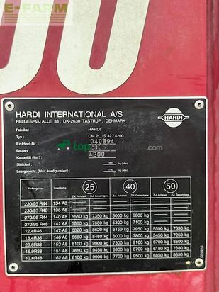 Atomizador - Hardi - commander 4200 30m, hardi anhängespritze