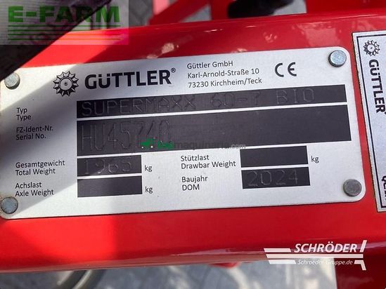 Cultivador - Güttler - super maxx 60-7 bio edition | neu