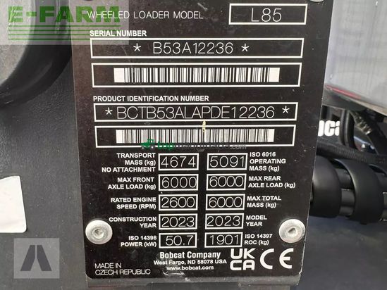 Minicargadora - Bobcat - l 85