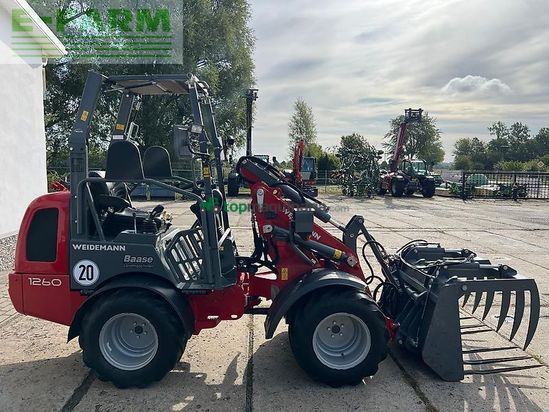 Minicargadora - Weidemann - 1260 eps-klappdach / ecs mit kroko