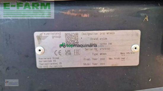 Cortacésped manual - Vicon - extra 336 ksw