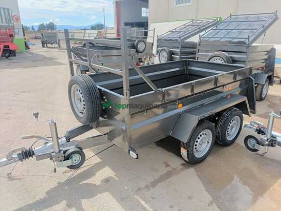 Remolque caja fija 2400x1400x500 de 2 ejes