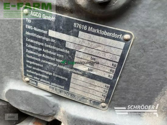 Tractor agrícola - Fendt - 718 vario tms