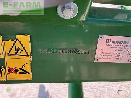 Rastrillo - Krone - swadro tc 880