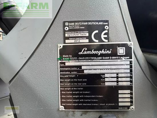 Tractor agrícola - Lamborghini - r6. 135 // deutz-fahr ttv 420