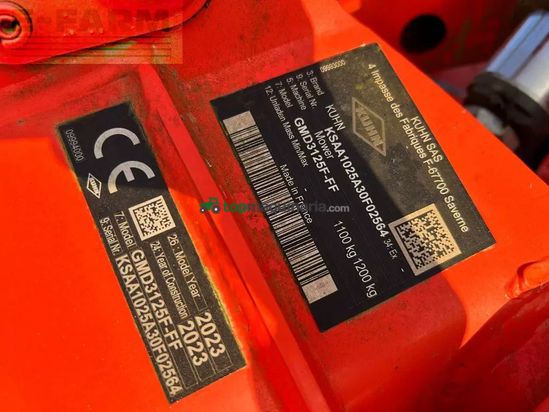 Cortacésped manual - Kuhn - gmd 3125 f-ff