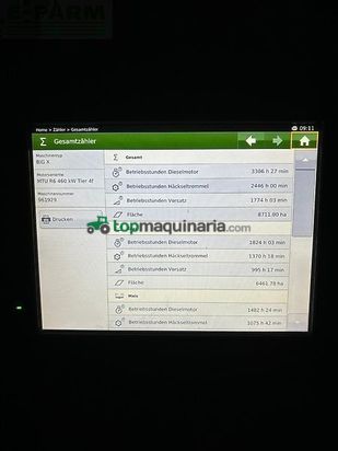 Cosechadora de Cereal - Krone - big x 630