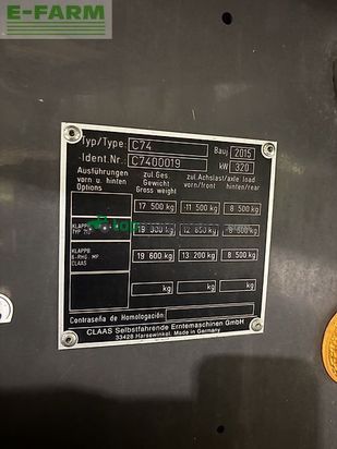 Cosechadora de Cereal - Claas - lexion 670 (stage iiib)