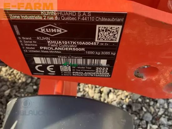 Cultivador - Kuhn - prolander 500r