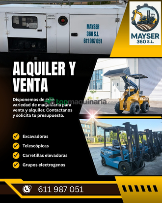 Venta y Alquiler de maquinaria 