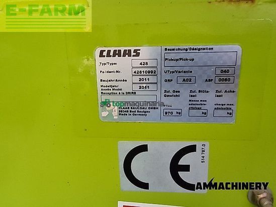 Cabezal - Claas - pu300hd