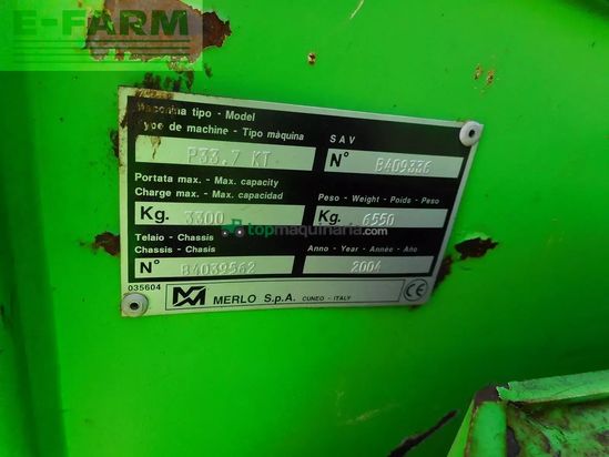 Telescopica - Merlo - p33.7kt mit schaufel + greiferschaufel + gabel