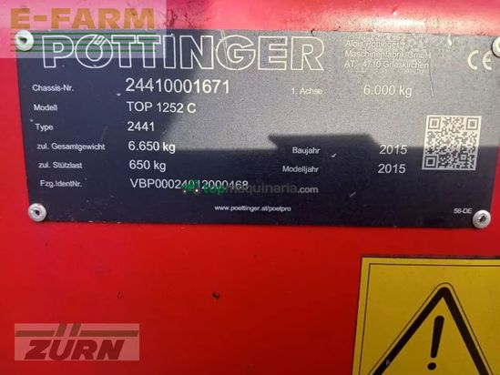 Rastrillo - Pöttinger - top1252cs-line