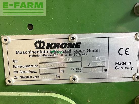 Empacadora gigant - Krone - gebr. comprima cv150xc presse