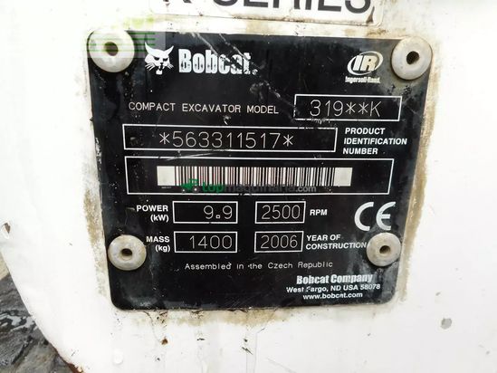 Excavadora - Bobcat - 319k ( 1.400kg ) schnellwechsler + verstellfahrw