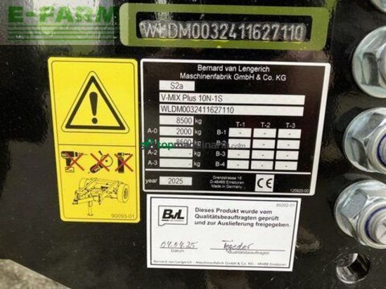 Remolqu esparcidor - BVL - v-mix plus 10n-1s