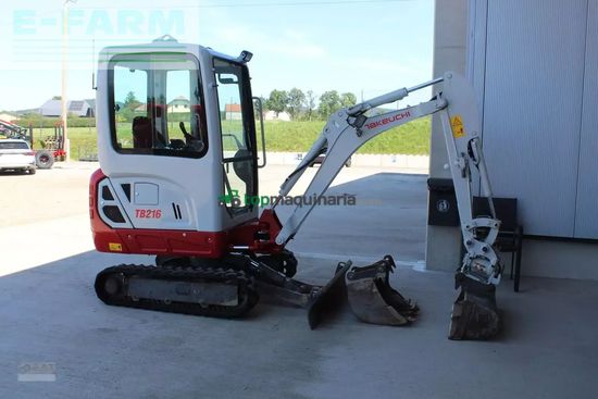 Excavadora - Takeuchi - minibagger tb 216 mit powertilt