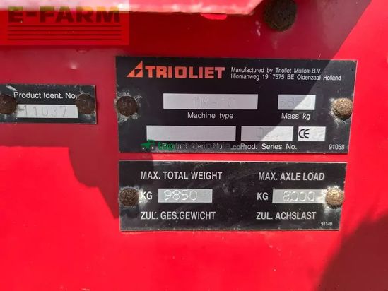 Remolqu esparcidor - Trioliet - tm 10