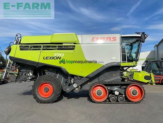 Cosechadora de Cereal - Claas - lexion 770 tt + cemos automatic + v1230