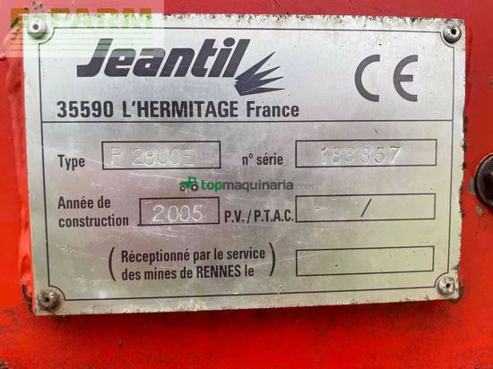 Esparcidor - Jeantil - pailleuse p2800e jeantil