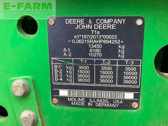 Tractor agrícola - John Deere - 6215r