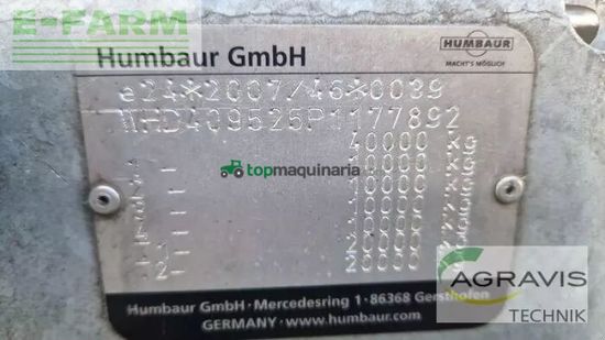 Remolqu agrícola - Humbaur - htd 40k-bm 2022