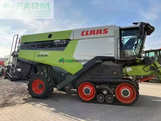 Cosechadora de Cereal - Claas - lexion 7500 terra trac