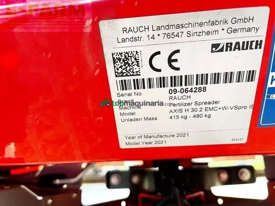 Esparcidor - Rauch - axis h 30.2 emc+w wiegestreuer