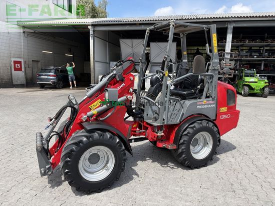 Minicargadora - Weidemann - 1350cx45 mit klappdach unter 2,0m/30km/h