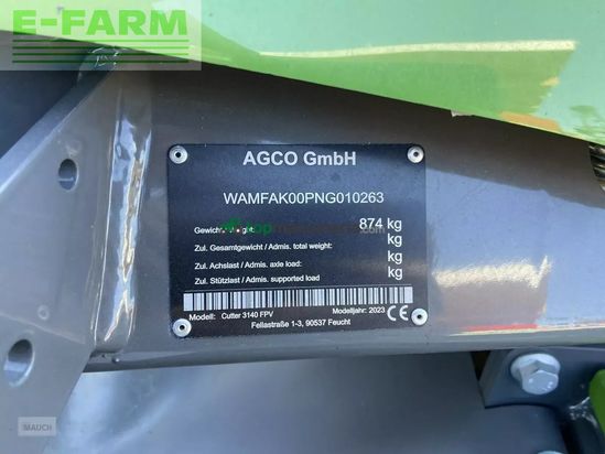 Cortacésped manual - Fendt - cutter 3140 fp - v