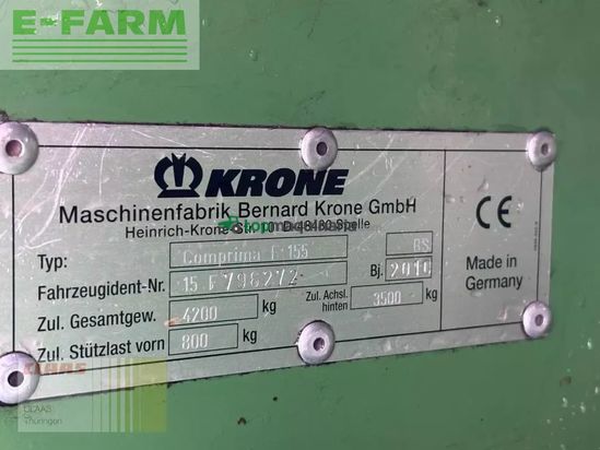 Empacadora gigant - Krone - comprima f 155