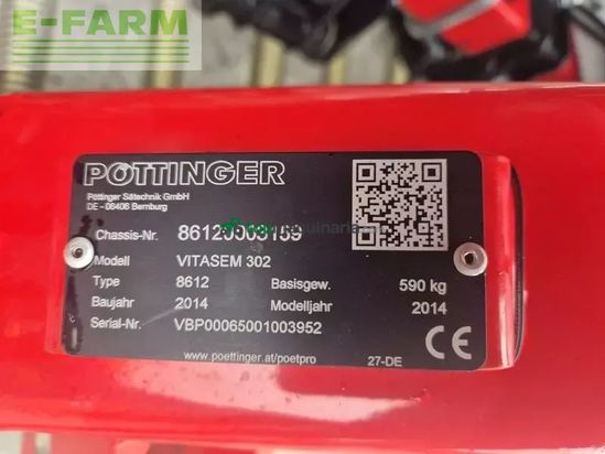 Sembradora - Pöttinger - vitasem 302 sämaschine