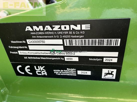 Grada de disco - Amazone - catros plus 6003-2