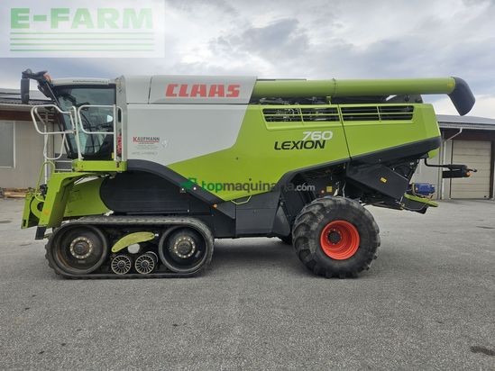 Cosechadora de Cereal - Claas - lexion 760 terra trac (stage iiib)
