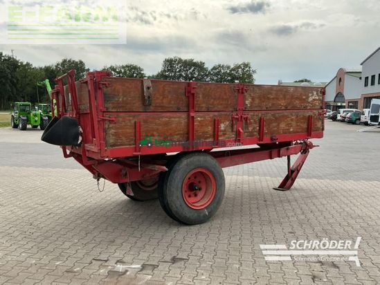 Remolqu agrícola -  - miedema 1 achs anhänger