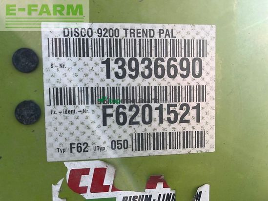 Cortacésped manual - Claas - disco 9200 trend