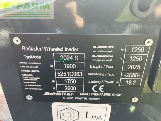 Minicargadora - Schaffer - 2024 s hoflader