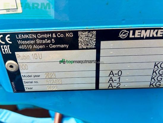 Grada de disco - Lemken - rubin 10/300
