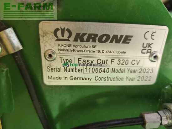 Cortacésped manual - Krone - easycut b1000cv collect + f320cv