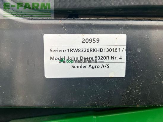 Tractor agrícola - John Deere - 8320