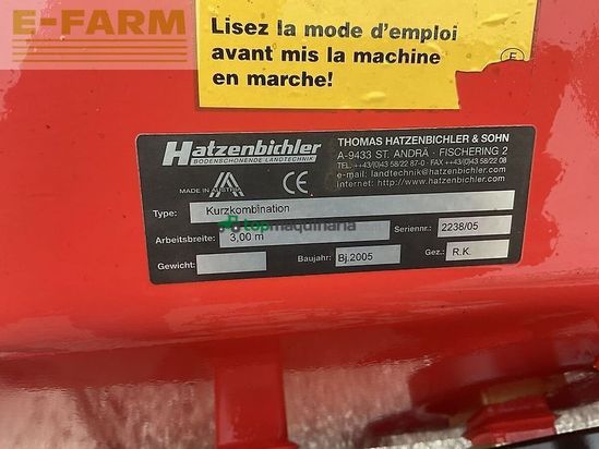 Combinado de siembra - Hatzenbichler - kurzkombi