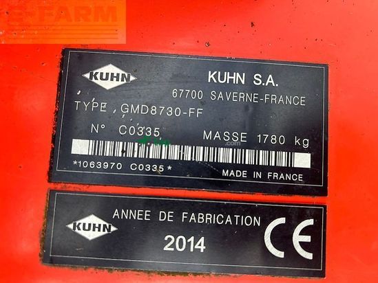 Cortacésped manual - Kuhn - gmd 8730 fastfit
