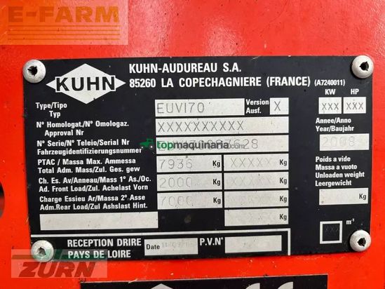 Remolqu esparcidor - Kuhn - 870 euromix