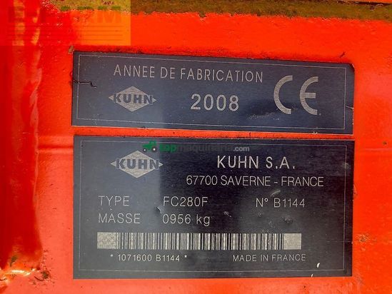Cortacésped manual - Kuhn - fc280 f