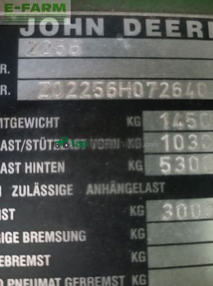 Cosechadora de Cereal - John Deere - 2256